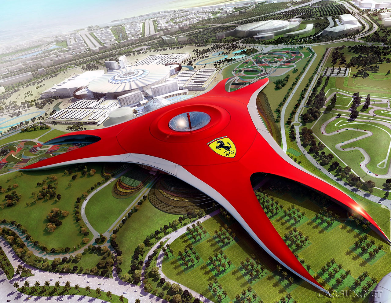 Ferrari World - khu trung tâm giải trí lớn của Dubai