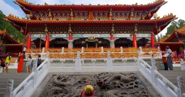 Kiến trúc cổ kính đặc trưng Đài Loan ở miếu Văn Võ