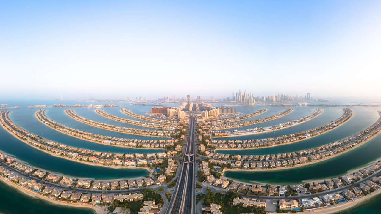 Palm Jumeirah là một kỳ quan kiến trúc nhân tạo độc đáo Palm Jumeirah là một kỳ quan kiến trúc nhân tạo độc đáo