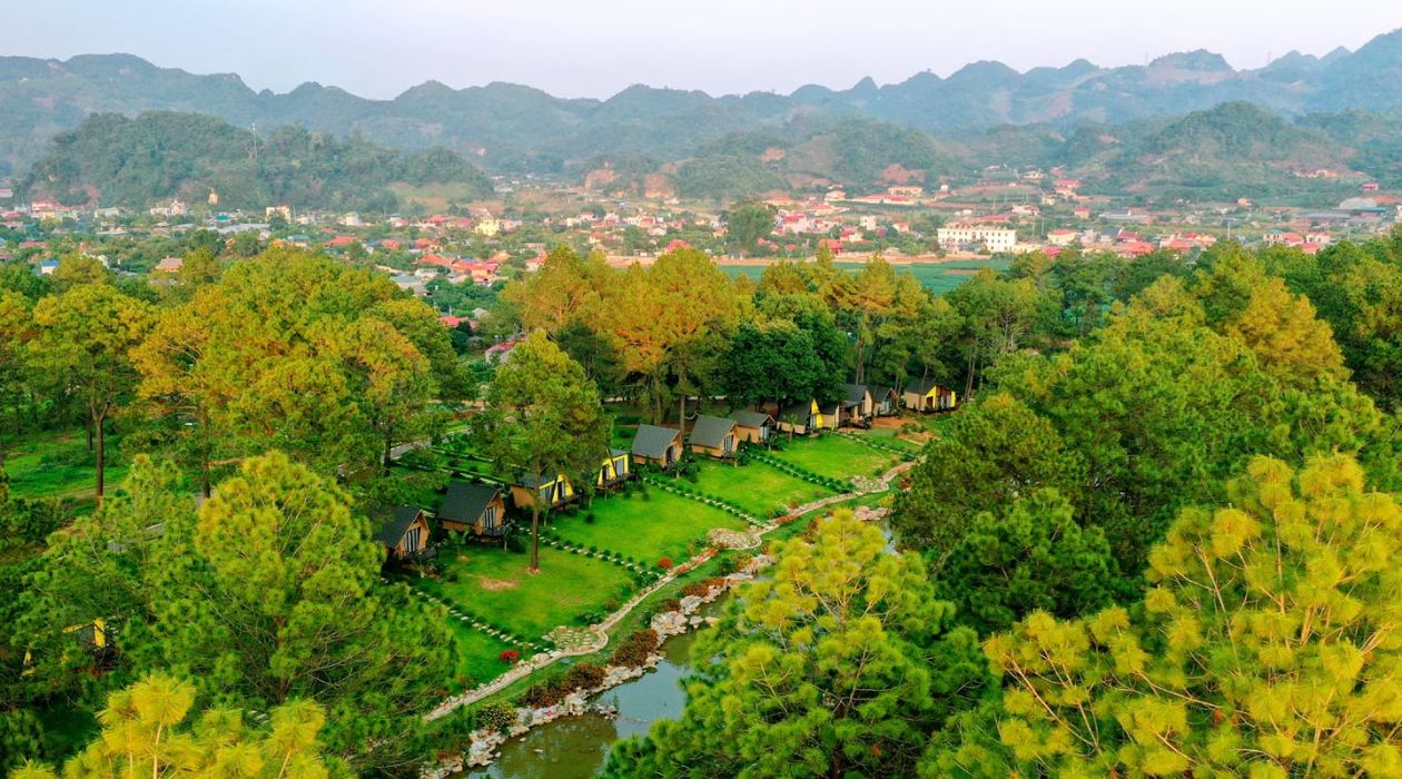 Rừng thông Bản Áng Mộc Châu nổi bật với vẻ đẹp thanh bình, lãng mạn. Rừng thông Bản Áng Mộc Châu nổi bật với vẻ đẹp thanh bình, lãng mạn.