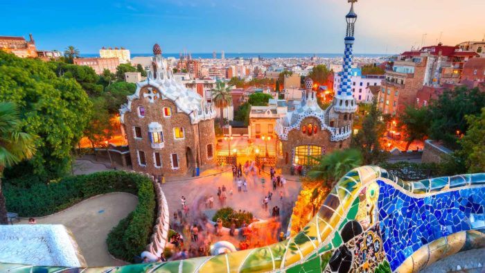 Cảnh đẹp ở thành phố Barcelona