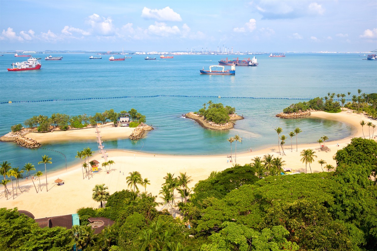Đảo Sentosa là một thiên đường giải trí với các bãi biển tuyệt đẹp Đảo Sentosa là một thiên đường giải trí với các bãi biển tuyệt đẹp