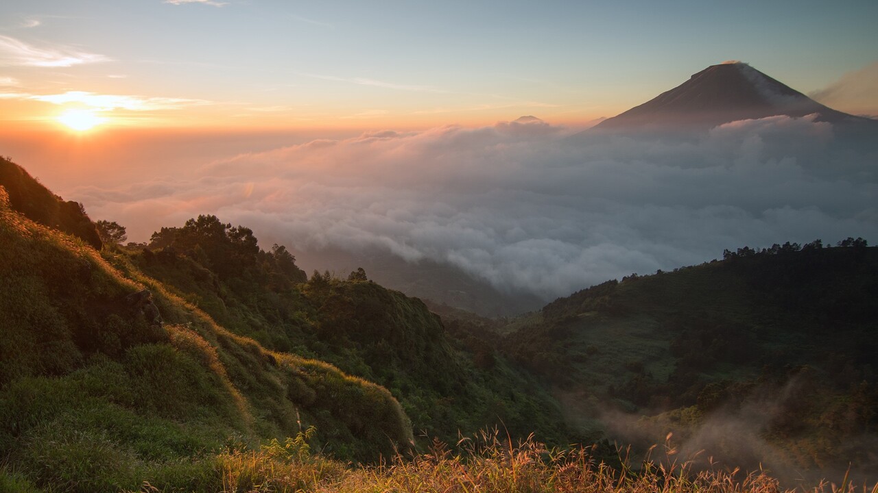 Cao nguyên Dieng rộng lớn và mát mẻ Cao nguyên Dieng rộng lớn và mát mẻ