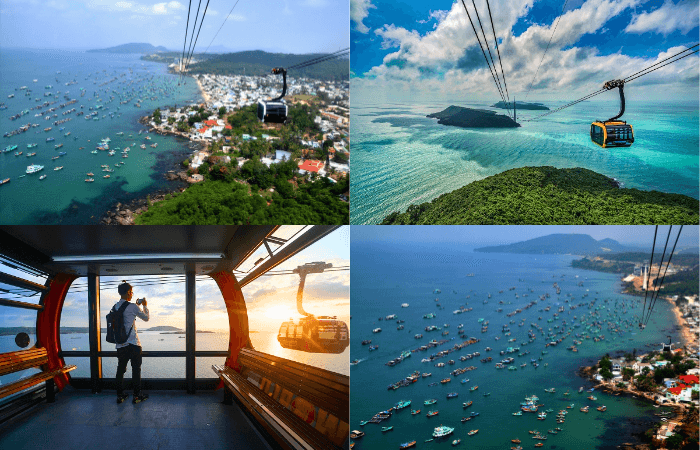 Trải nghiệm cáp treo Hòn Thơm trong tour Phú Quốc 3 ngày 2 đêm