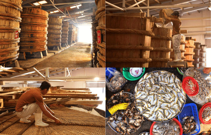 Thăm cơ sở hải sản khô trong tour Phú Quốc 3 ngày 2 đêm