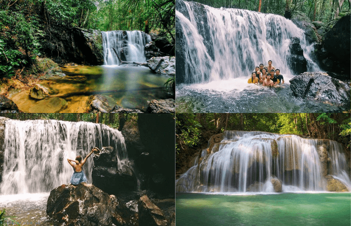 Ngâm mình và chụp hình sống ảo tại suối Tranh trong vắt, đẹp tựa tranh vẽ