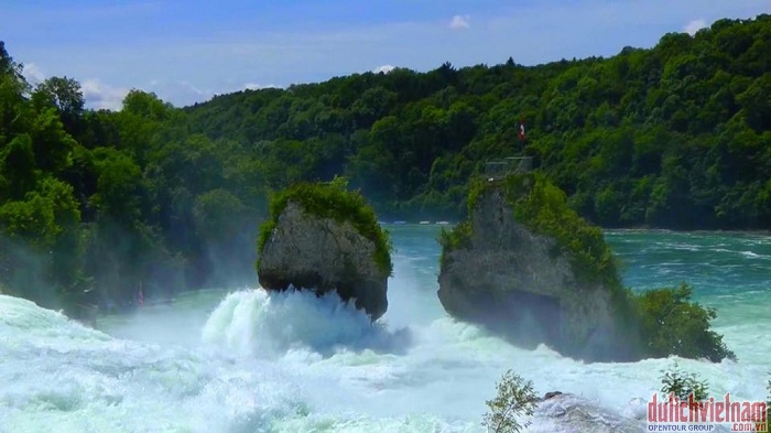 Thác nước Rhine Falls Thác nước Rhine Falls