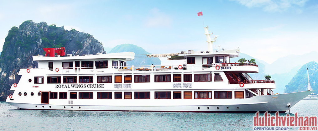 Du Lịch Hạ Long 4 Ngày 3 Đêm, Từ Sài Gòn Tổng quan du thuyền Royal Wings Cruise