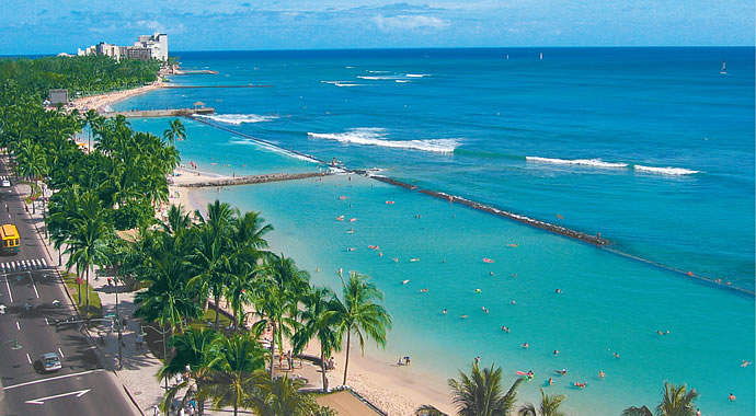 Bờ bienr Waikiki Bờ bienr Waikiki