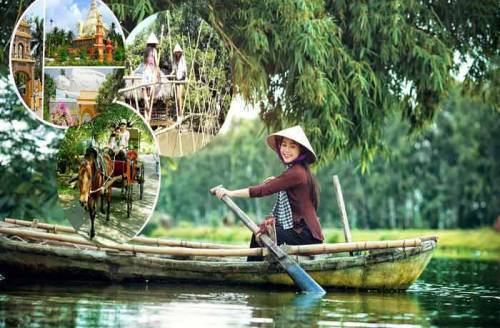 Du Lịch Miền Nam : Hà Nội - Sài Gòn - Mỹ Tho - Cần Thơ - Vũng Tàu - Đại Nam 5N4Đ + Vé Máy Bay