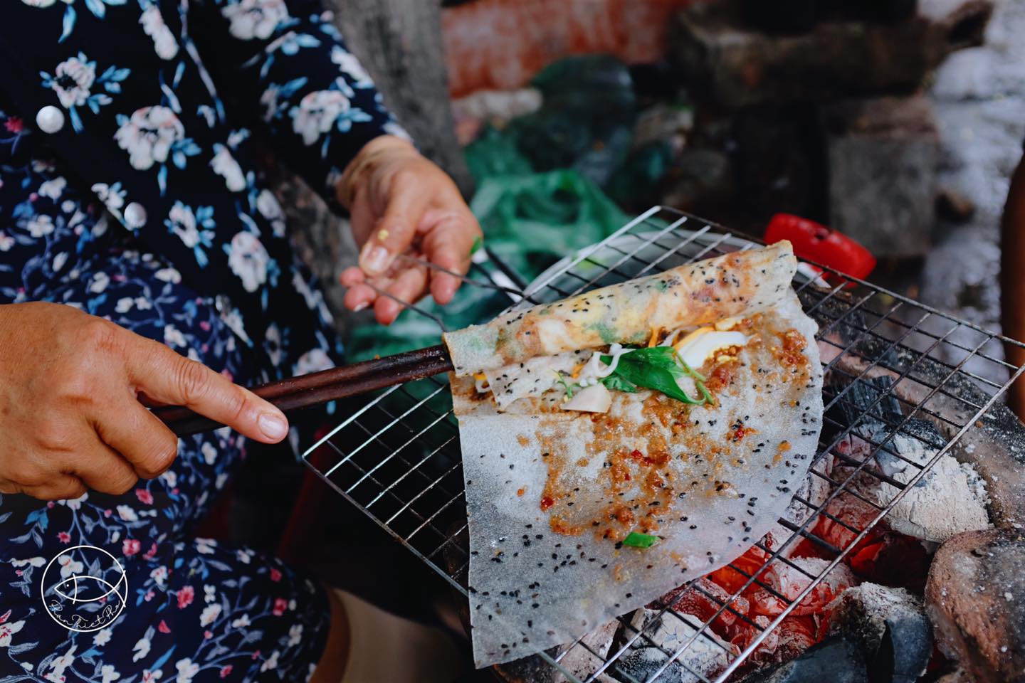 Bánh tráng nướng của Mũi Né Bánh tráng nướng của Mũi Né