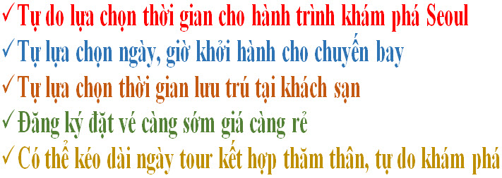Khuyến mại du lịch Hàn Quốc Khuyen mai du lich Han Quoc