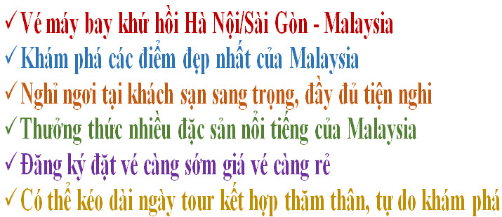 khuyến mại du lịch free and easy Malaysia khuyen mai du lich free and easy Malaysia